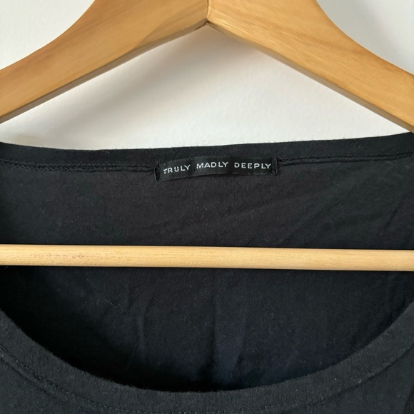 Truly Madly Deeply Black Ethnic Tee - Picture 3 of 7